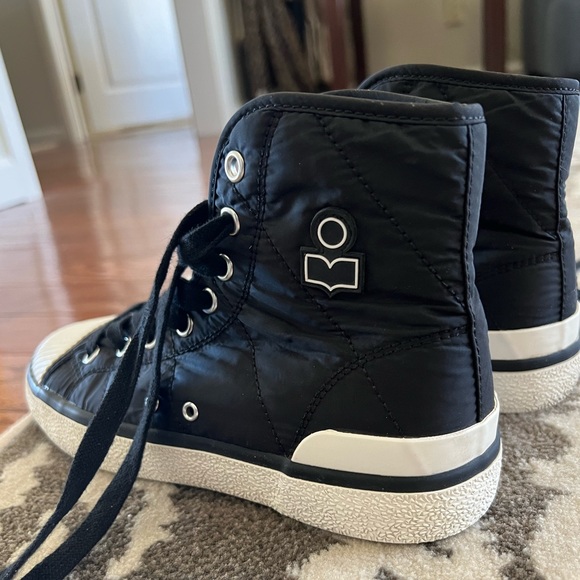 Isabel Marant Benkeen Quilted High Tops - Picture 4 of 5
